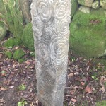 Hand Carved Standing Stone